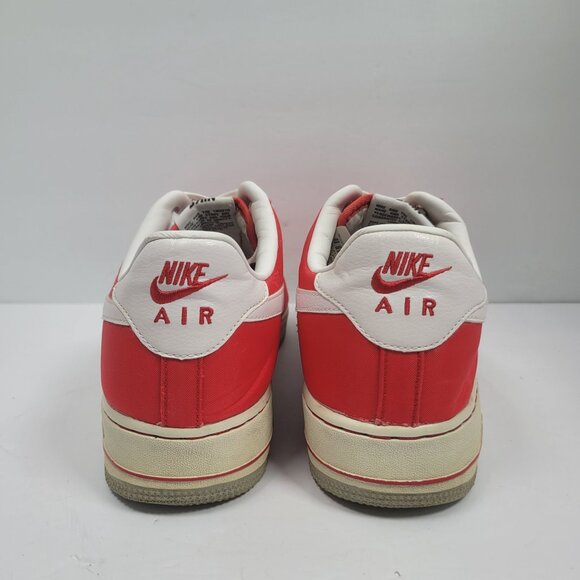 Nike Air Force 1 2013 Men's Red & White Sneakers 488298-610 US Size 10.5 - Picture 4 of 9